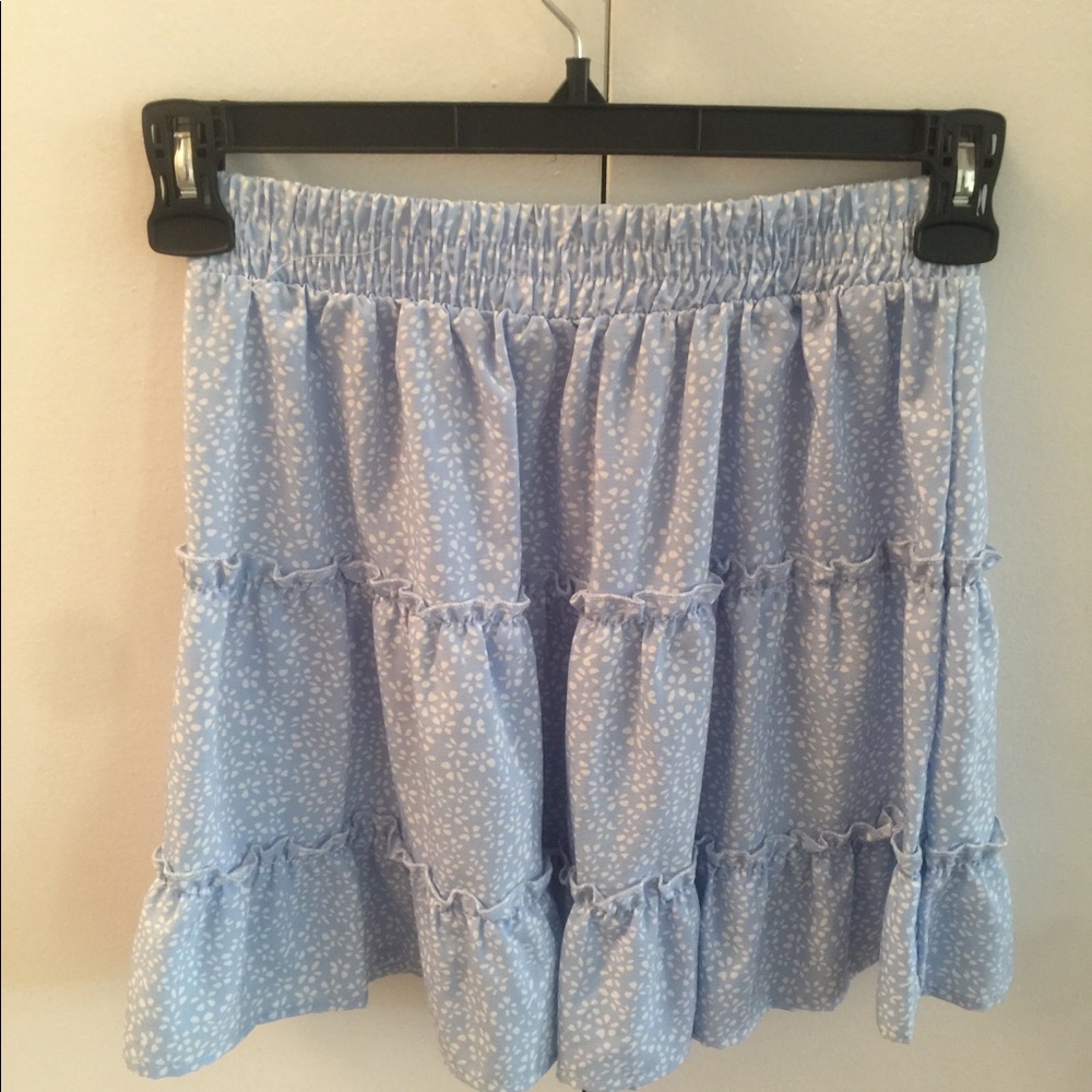 Baby Blue Ruffled Skirt - Picture 4 of 4